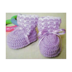 Sapatinho de Bebê Lilas