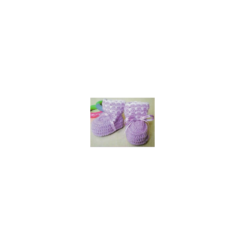 Sapatinho de Bebê Lilas