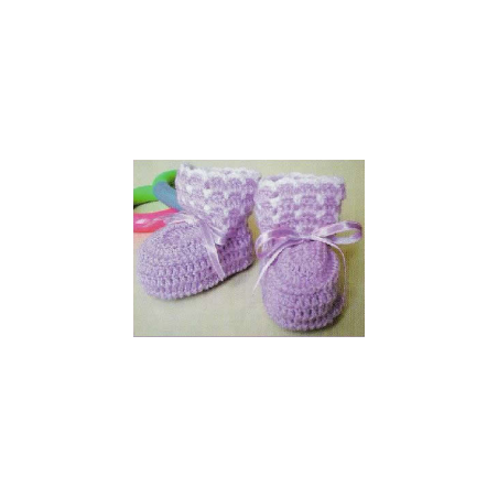 Sapatinho de Bebê Lilas