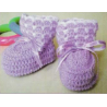 Sapatinho de Bebê Lilas