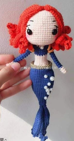 Sereia amigurumi passo a passo – Bonek de Crochê