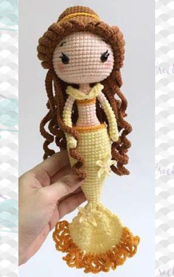 Sereia amigurumi passo a passo – Bonek de Crochê